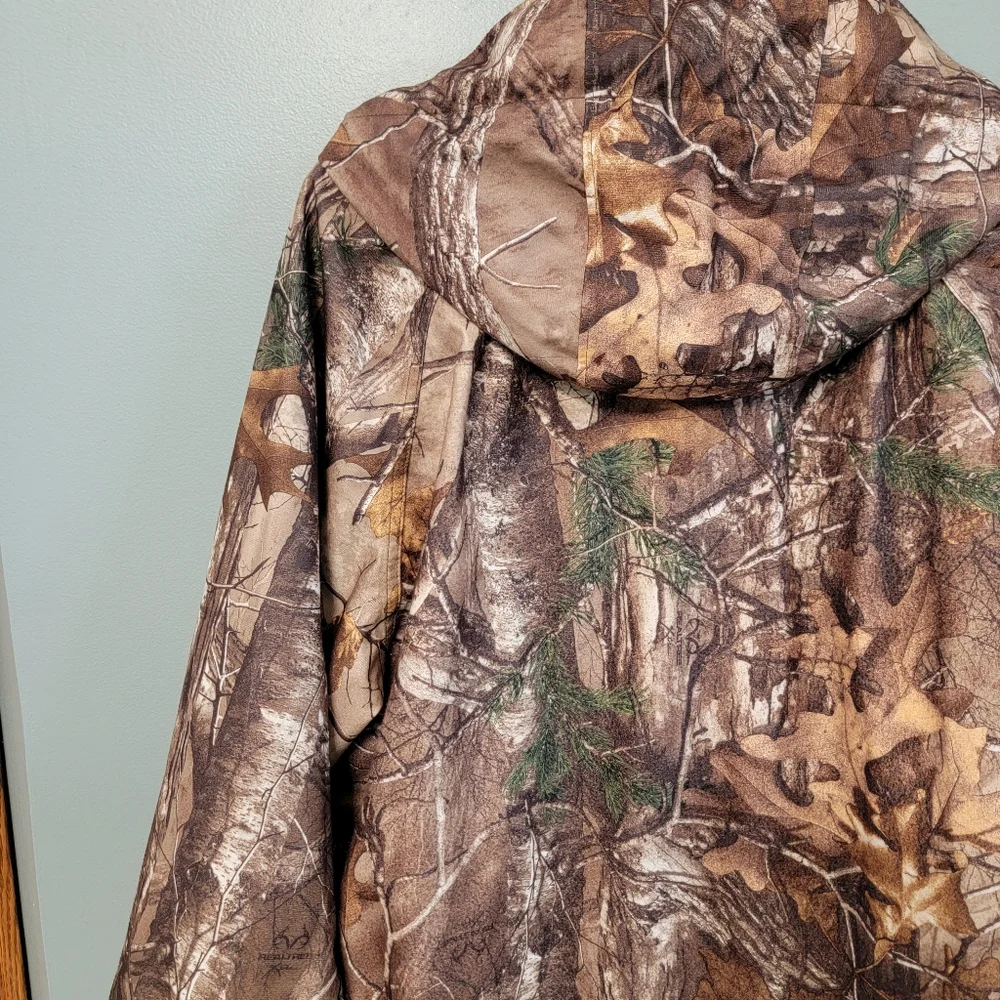 Vintage Herter's Mens‎ Size XL Hunting Realtree Camouflage Hooded Outdoor Jacket